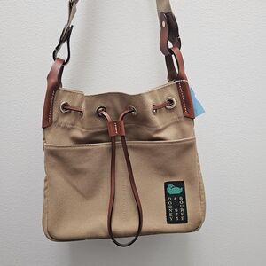 Dooney & Bourke Tan and Brown Men's Messenger Bag